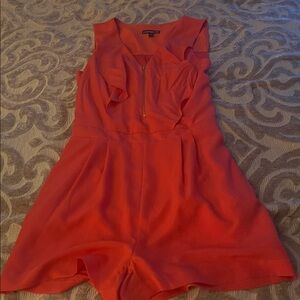 Express Bold Red Women's Romper